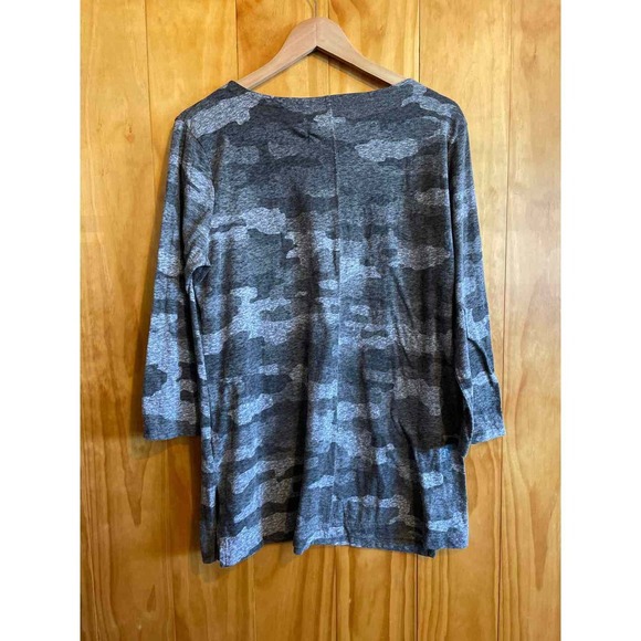 Size Large Duluth Trading Grey Women's Long Sleeve Shirt - Picture 2 of 2